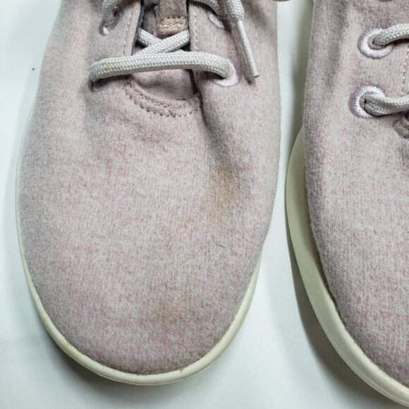 Allbirds Superfine Merino Lace up Sneakers Pale Pink Women's Size 9 - Picture 11 of 15